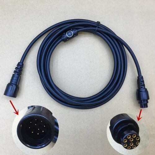 Honghuismart Microphone Extend Cable 3m for Hytera MD780 MD650 MD658 Digital car vehicle radio good quality
