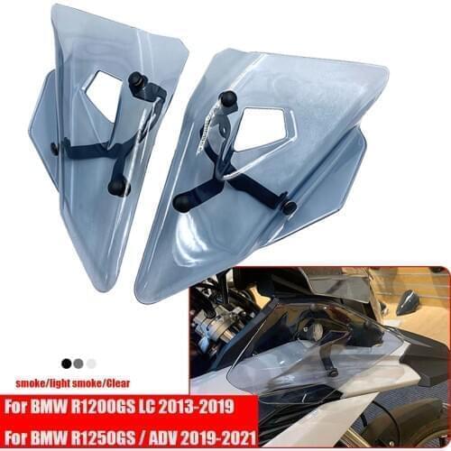 Motorcycle Shroud Windshield Windscreen Motorcycle Upper Turn Signal Deflector For BMW R1200GS LC 13-19 R1250GS LC ADV 2019-2021