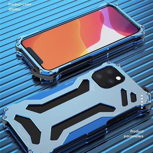 Metal Anti-fall Frame Frosted Phone Case for iPhone 12 Mini/ 12 /12 Pro /12 Pro Max Phone Back Shell Protective Cover Case