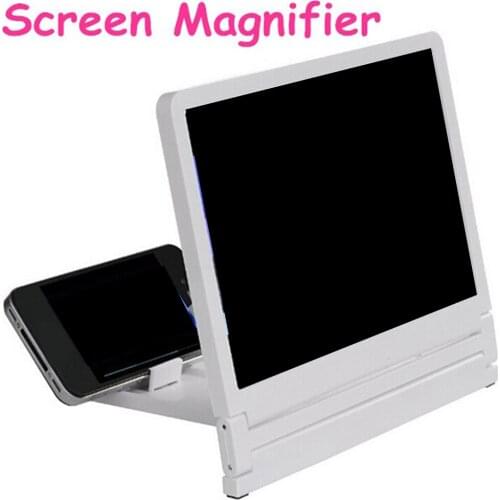 Mobile Phone Screen Magnifier Eyes Protection Display 3D Video Screen Amplifier Folding Enlarged Expander Stand