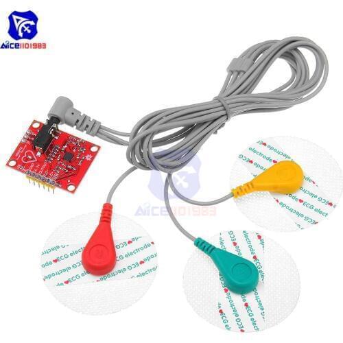 Diymore AD8232 Measurement Pulse Heart Monitoring Heartbeat Sensor Module for Arduino