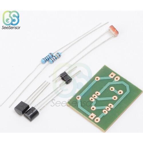 Light Control Sensor Switch Module Photosensitive Induction Switch Kits DIY Electronic PCB Trainning Integrated Circuit Suite