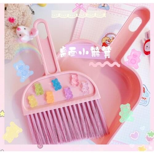 New Mini Keyboard Desktop Cleaning Brush Small Broom Pan Suit
