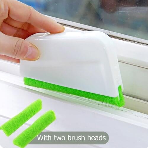 Window Groove Cleaning Brush Bathroom Kitchen Floor Gap Cleaner Nook Cranny Windows Slot Cleaner Household Cleaning Tool
