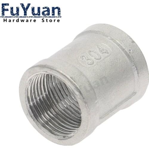 SS 304 Stainless Steel Pipe Fitting 1/8" 1/4" 3/8" 1/2" 3/4" 1" 1-1/4" BSP female to female Thread Reducer Connector Adpater