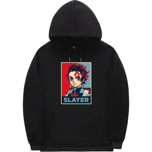 Fashion Demon Slayer Costume HoodieTanjiro Zenitsu Nezuko Inosuke Harajuku Pullover Hoodie Hip Hop Sweatshirt Men Women Hoodie