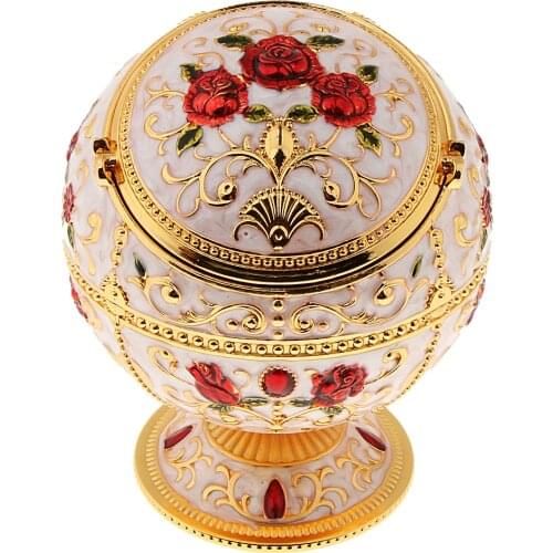 Vintage Jewelry Necklace Bracelet Organizer Box Jar Storage Holder Two Style