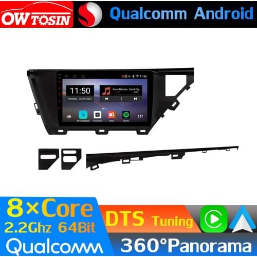 Qualcomm 8Core Android Car Multimedia For Toyota Camry XV70 2017-2020 360 Panoramic Radio GPS CarPlay Head Unit Optical HDMI DTS