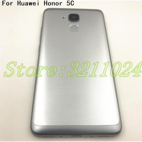 High quality Battery Door Back Cover Housing Case For Huawei Honor 5C With Camera Lens with Power Volume Buttons