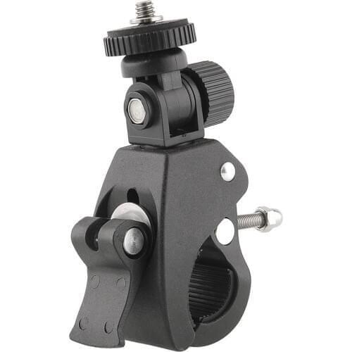 Tripod Mount Clamp Camera Bicycle Handlebar Clamp 1/4 Screw Bracket Tripod Mount For Gopro Hero5/4/3+/3/2/1 DV DSLR Camera