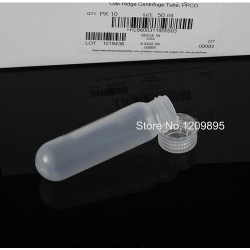 1PC/Pack 50ml High Speed Centrifuge Tube 3119-0050 PP Material Can be autoclaved 50000 RPM Plastic Tube Free Shipping