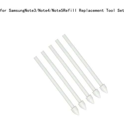 5pcs 12x 1.7mm S Pen Screen Touch Tips Writing Head Replacement Nibs For Samsung Note 3 4 5 Phone Pens Refill Removable Tool Set