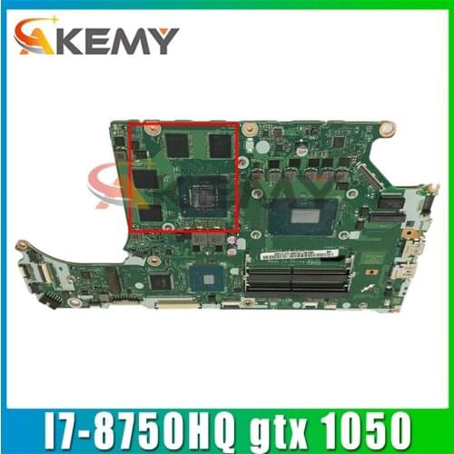 AN515-52 mainboard motherboard For ACER AN515 portable dh5vf LA-F952P cpu: I7-8750HQ gtx 1050 ddr4 100% test ok Mainboard