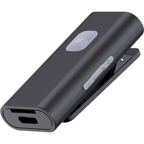 SR11 AUX Bluetooth 5.0 Audio Receiver 3.5mm Jack Hands Free Wireless Music Adapter with Clip Support TF Card for Car Headphone