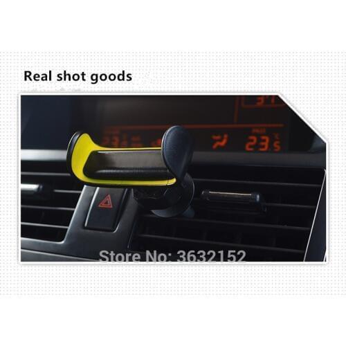 Car Phone Holder for Air Vent Mount Holder Stand 360 Rotation Mobile Phone Stand for Mitsubishi outlander 2016 lancer 10 9