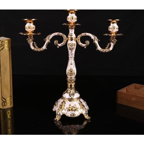 Noble Candlestick 3/5 Arms Wedding Candle Holder Candelabra Table Decoration