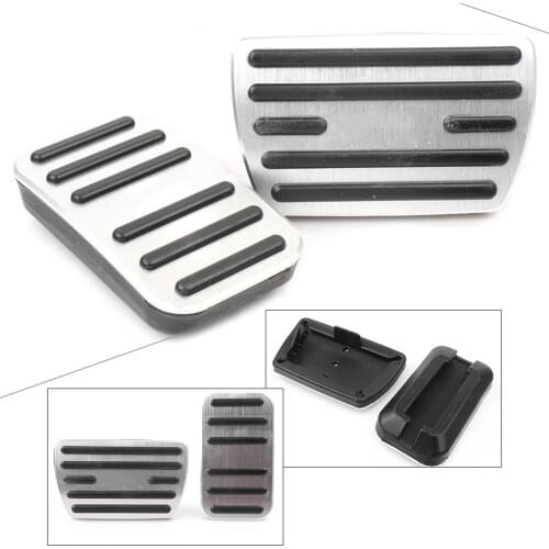 Car Gas Brake Accelerator Footrest Pedal Pad Cover For Honda Civic 2016 2017 2018 Aluminum AT Automatic Transmission