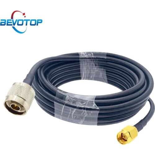 LMR200 SMA Male to N Male Low Loss Coaxial Cable RF Extension Jumper for 4G LTE Wireless Router Gateway Cellular ADS-B Radio