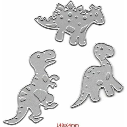 Cute Dinosaur Metal Cutting Dies Stencil Scrapbooking Album Paper Card Embossing