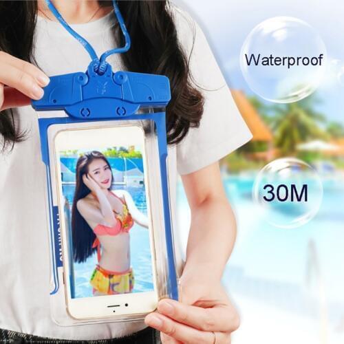 Mobile Phone Waterproof Bag Underwater Photo Drifting Swimming Outdoor Sports Touch Screen Sealed Pouch With Lanyard 1