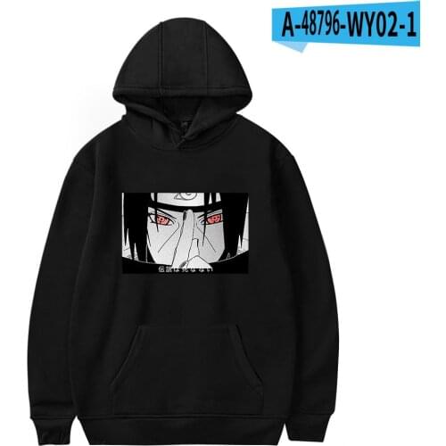 Cool Logo Akatsuki Hoodie Sweatshirt Harajuku Uchiha Sasuke clothing second yuan fashion Hoody Spring Autumn