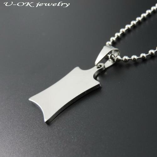 Fashion Womens Pendant Stainless Steel Blank Dogtags Necklace Pendant, Gift Party Jewelry Wholesale Price