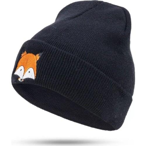 New Fashion Knitted Hats For Men Women Animal Pattern Skullies Beanies Unisex Knitting Streetwear Hip Hop Bonnet Caps Kpop Gorra