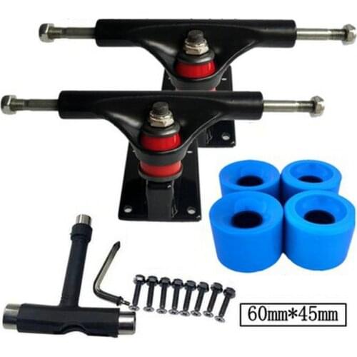 Professional skateboard bracket four wheel skateboard bridge brush Street board double warpage 5inch truck accessories
