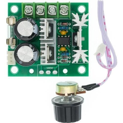 Adjustable DC Motor Speed Controller DC 12V-40V 400W 10A Potentiometer PWM Motor Controller Module 13kHz 24V 36V CCMHC CCMHCW