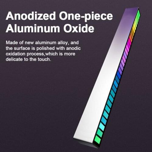 RGB Voice-Activated Pickup Rhythm Light Colorful Sound Control Ambient Light Music Level Indicator Car Desktop LED Light