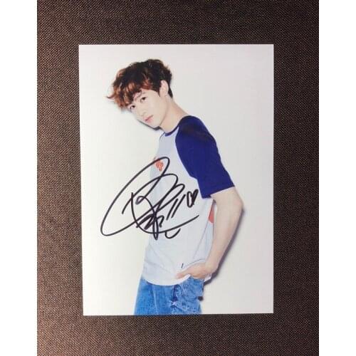 Hand signed Nichkhun Khun autographed photo 5*7 K-POP autograph in ink 079FA5
