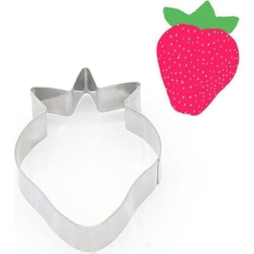 1 Pcs Stainless Steel Cookie Biscuit DIY Mold Flower Strawberry Shape Cutter Baking Mould Cookie Cutter Tools Kitchen Cocina
