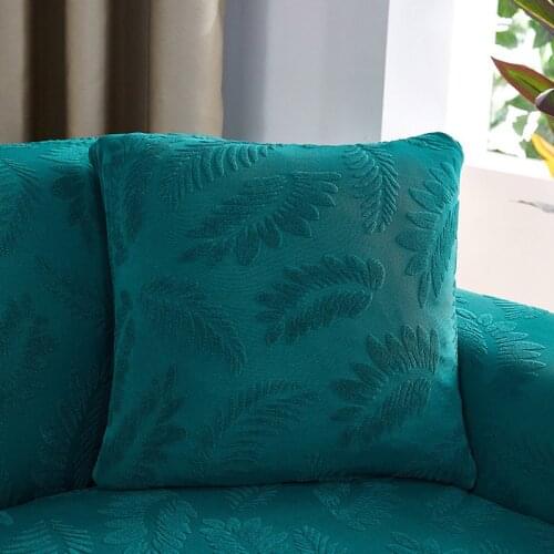 1PCS/set Thick jacquard Cushion Cover Concise Pillowcase Square Sofa Bed Home DecorativeThrow Pillowcase 45x45cm