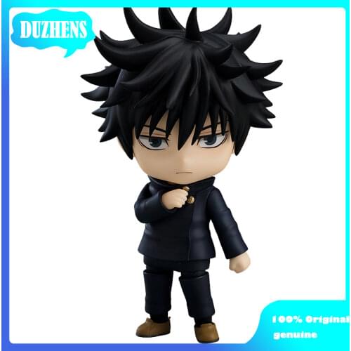 100% Original genuine Jujutsu Kaisen Megumi Fushiguro Q version figma PVC Action Figure Anime Figure Model Toys Figure Doll Gift