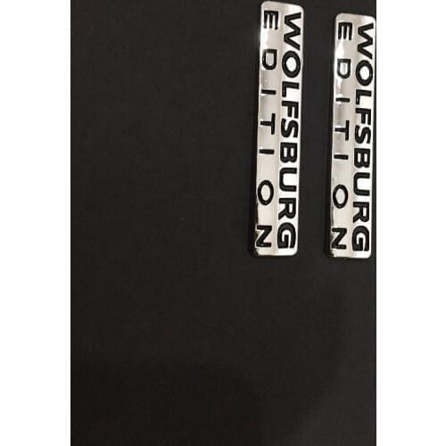 100pcs WOLFSBURG EDITION Emblem