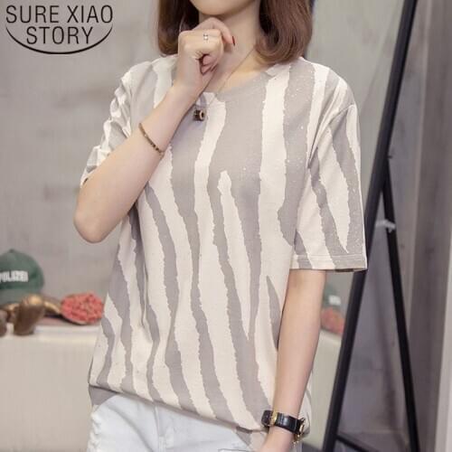 2020 Summer Large Size 4XL Pure Cotton Short Sleeve Blouse Female Loose Korean Casual Women Tops Blusas Mujer De Moda 9019 50