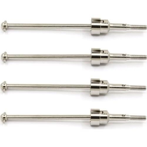 4Pcs Metal Universal Drive Shaft CVD Dog Bone for Wltoys 104001 1/10 RC Car Upgrade Parts Accessories
