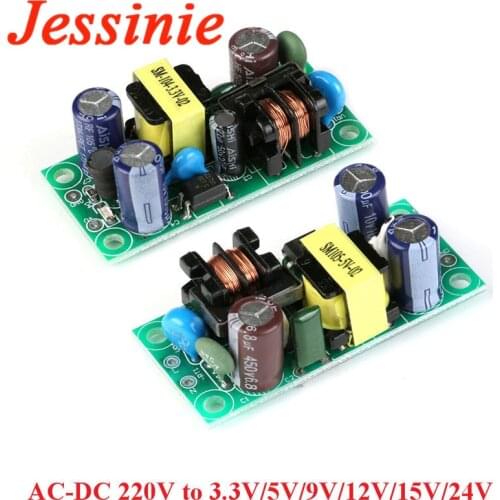 AC-DC 220V to 3.3V 5V 9V 12V 15V 24V AC to DC Switching Power Supply Board Isolated Switch Step Down Buck Converter Module