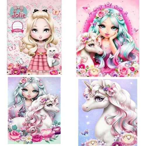 New 5D DIY Diamond Painting Cartoon Magical Unicorn Full Drill Rhinestones Cross Stitch Mosaic Art Home Decoration Gift
