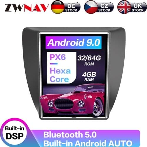 Android 9.0 PX6 Vertical Tesla Screen Car GPS Navigation For Volkswagen sagitar 2012-2018 Stereo Head Unit Multimedia Player