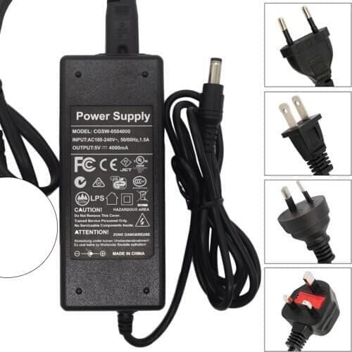 For CGSW-0504000 Power Supply AC Adapter Charger 5V 4000mA 5.5*2.5mm Black - Used