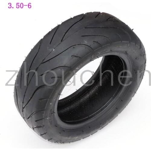 3.50-6 Tubeless tires are suitable for anti-skid scooter motorcycle rubber tubeless tire accessories