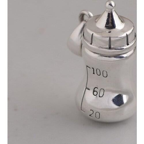 Bottle Design Pendants Silver Jewelry Fashion Pendants for Women Jewelry 925 Sterling Silver Gifts for Women 925 Silver Original