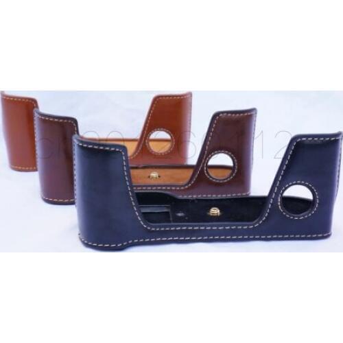 Camera Video Bag Bottom Half Case With screw for Fujifilm XPRO 2 X-Pro2 PU Grip Base With Battery Opening