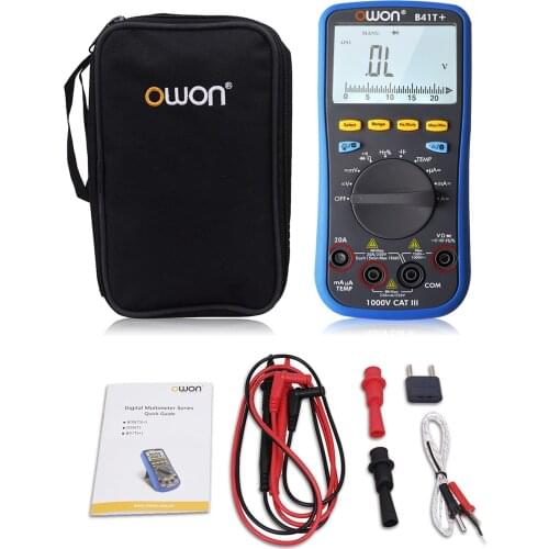 OWON B41T+ Smart Auto Digital Multimeter 4 1/2 Digital Multimeter With Bluetooth True RMS Tester Meter