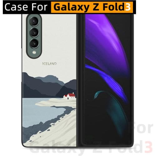 For Galaxy Z Fold3 Case, Galaxy Z Fold 3 Case W22 Case Pu Material