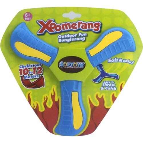EVA Throwback Triangle Shaped Boomerang Kids Flying Disc Throw Catch Outdoor Games For Boys and Girls Gift