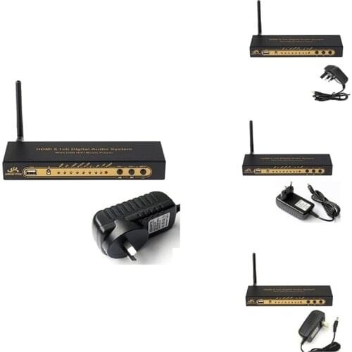 HD851BT DTS AC3 5.1 Audio Converter Decoder HDMI Extractor 4K ARC SPDIF Coxial Optical Splitter with Bluetooth