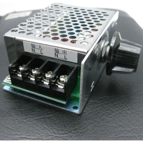 Importing 4000W high-power silicon controlled speed regulator, pressure regulator, with the insurance case