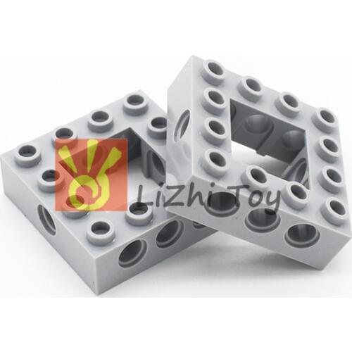 Technic Brick 4 x 4 Open Center Thick Bricks Model Building Blocks Technic Parts Compatible 3894 Accessories Mechanical